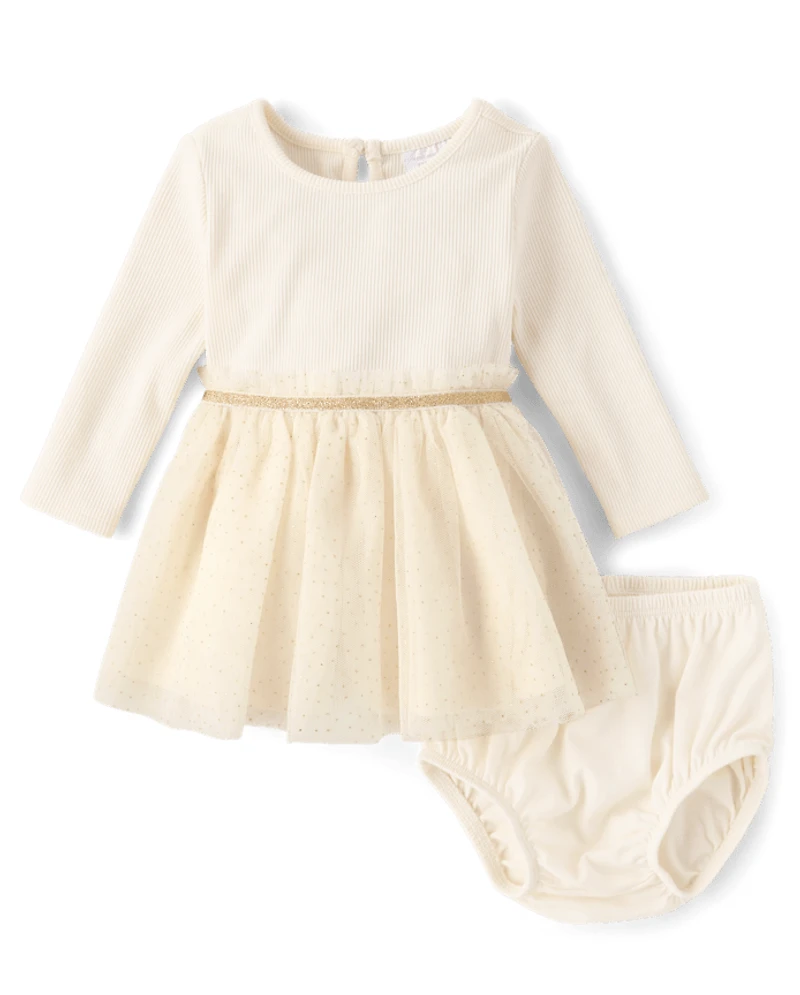 Baby Girls Glitter Tutu Dress