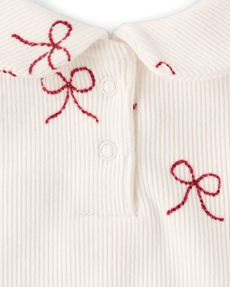 Baby Girls Ruffle Bubble Skirt 2-Piece Playwear Set