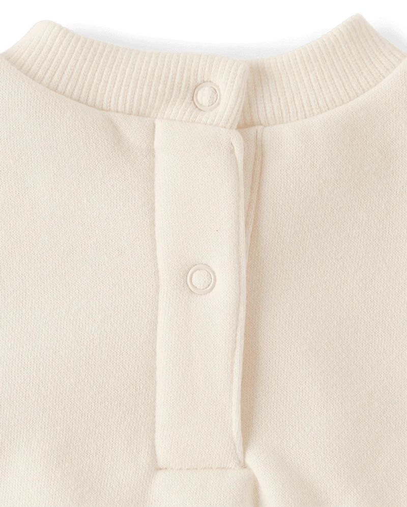 Baby Girls Mesh Heart 2-Piece Playwear Set