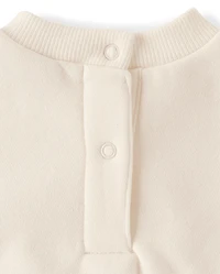 Baby Girls Mesh Heart 2-Piece Playwear Set