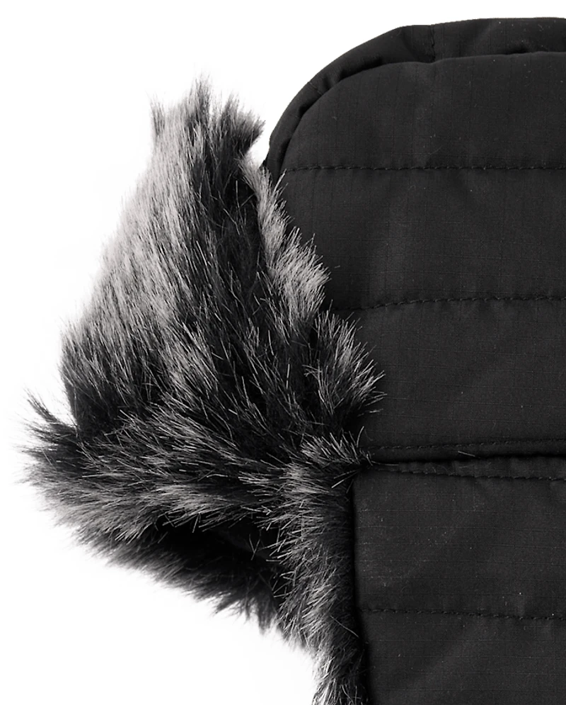 Chapeau de trappeur matelassé pour garçon