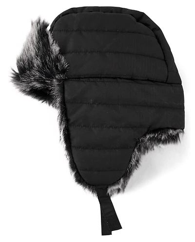 Boys Quilted Trapper Hat