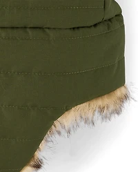 Boys Quilted Trapper Hat