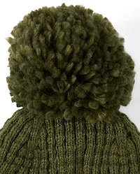 Toddler Boys Embroidered Monster 2-Piece Cold Weather Set