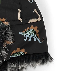 Chapeau de trappeur imprimé pour tout-petits garçons