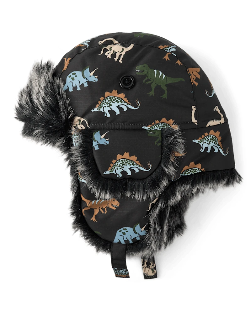 Toddler Boys Print Trapper Hat