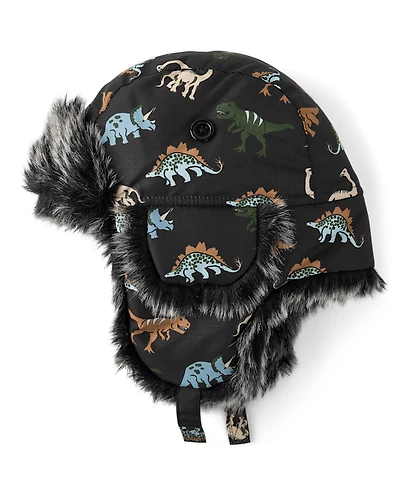 Toddler Boys Print Trapper Hat