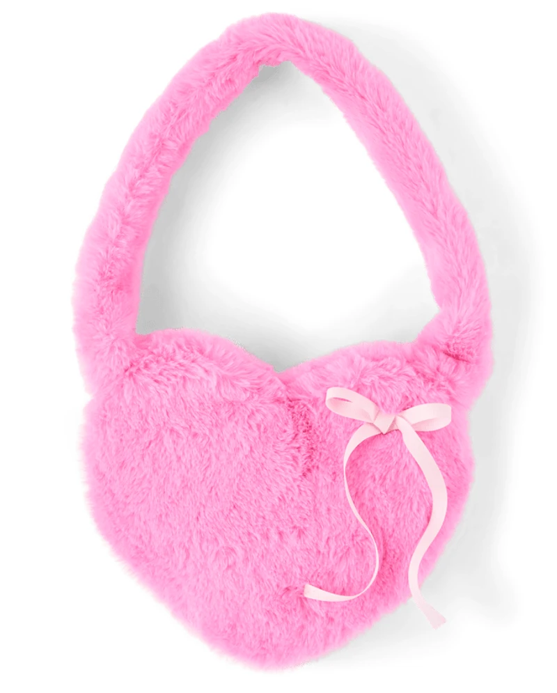 Girls Heart Bow Bag