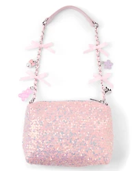 Girls Sequin Charm Bag