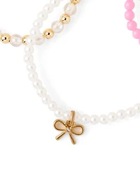 Girls Love Beaded Bracelet 6-Pack