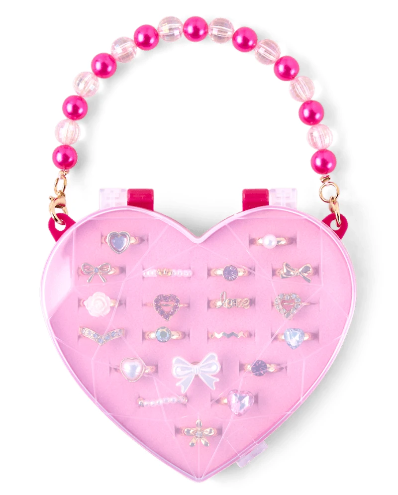 Girls Bow Ring 20-Pack
