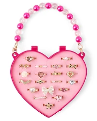 Girls Bow Ring 20-Pack