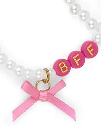 Girls Bow BFF Beaded Bracelet 4-Pack