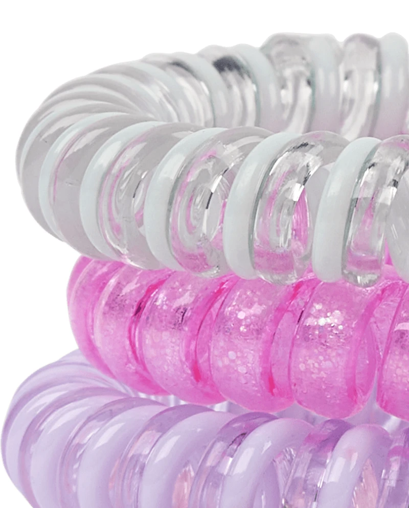 Girls Candy Bear Coil Bracelet 4-Pack