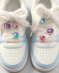 Girls Jeweled Shoe Charm 7-Piece Set