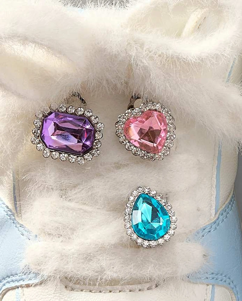 Girls Jeweled Shoe Charm 7-Piece Set