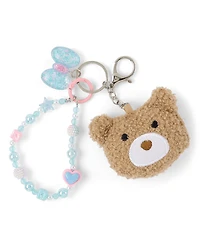 Girls Bear Bag Charm