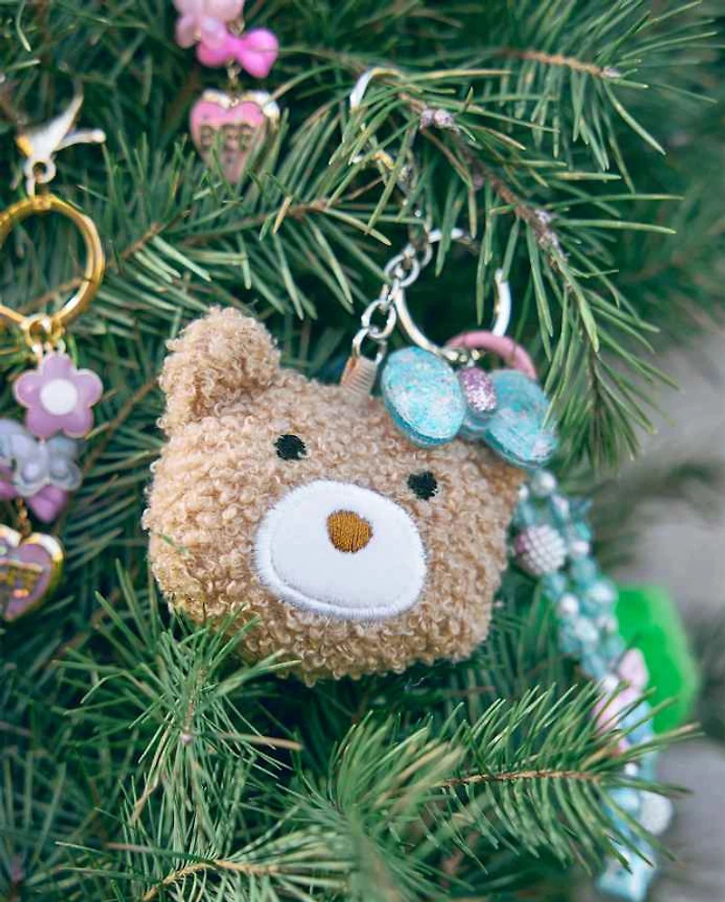 Girls Bear Bag Charm