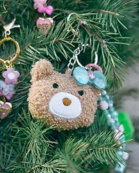 Girls Bear Bag Charm