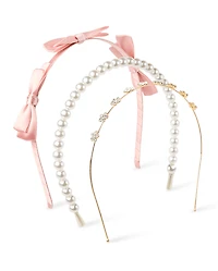 Girls Bow Headband 3-Pack