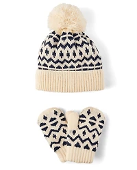 Toddler Boys Fairisle 2-Piece Cold Weather Set