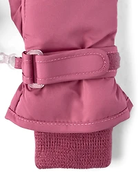 Toddler Girls Print Ski Mittens