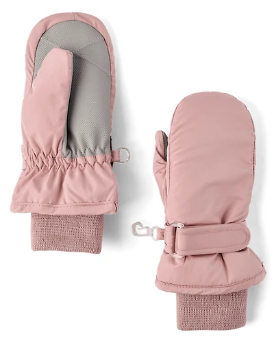 Toddler Girls Print Ski Mittens