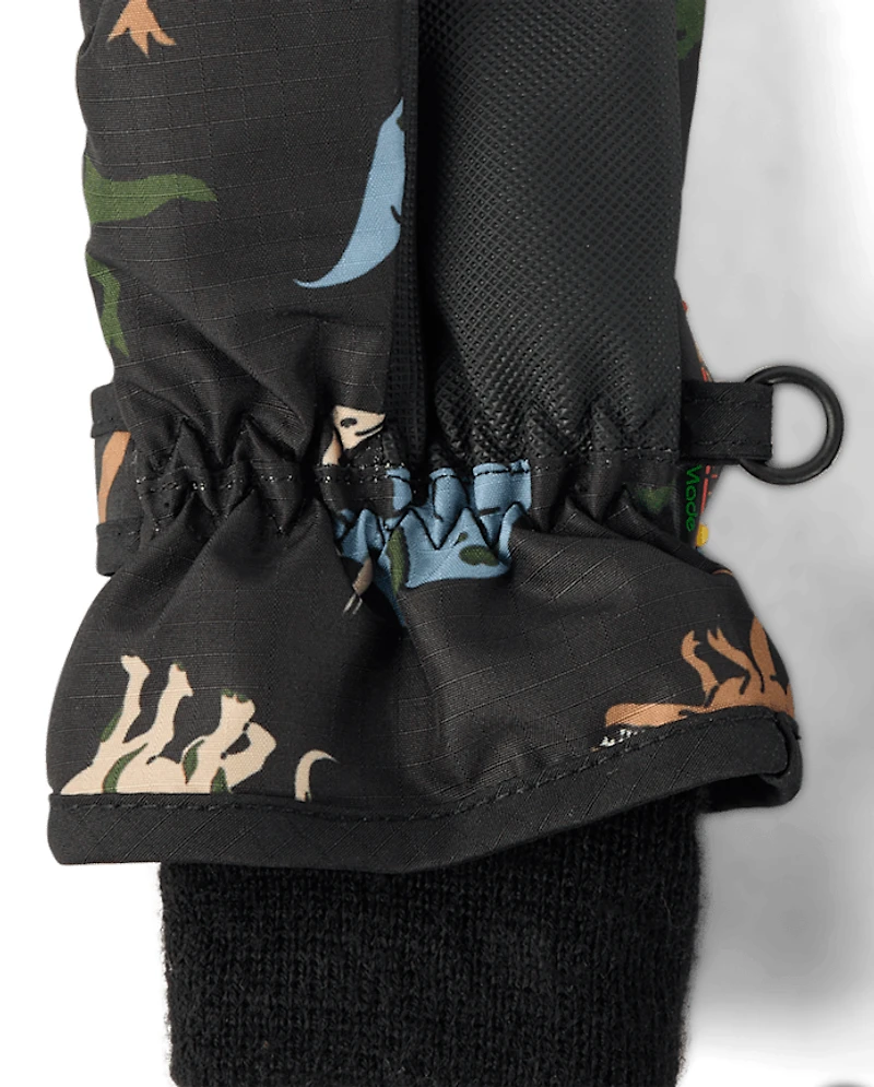 Moufles de ski imprimées pour tout-petits garçons