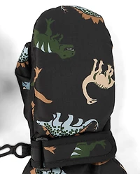 Moufles de ski imprimées pour tout-petits garçons