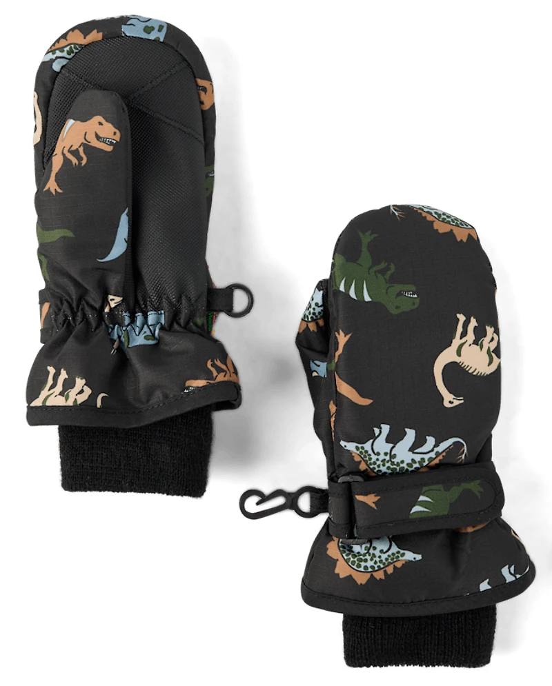 Moufles de ski imprimées pour tout-petits garçons