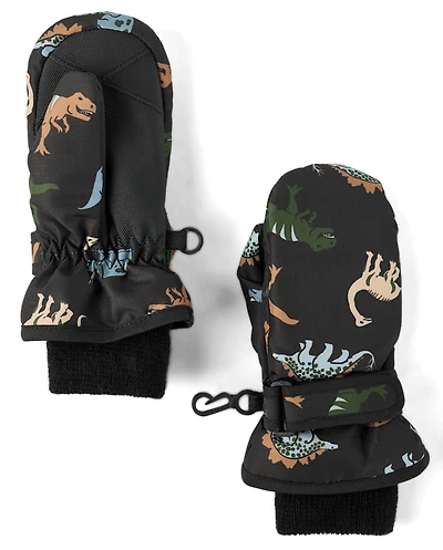 Moufles de ski imprimées pour tout-petits garçons