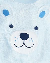 Toddler Boys Bear Cozy Socks 2-Pack