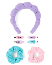 Girls Candy Bear 7-Piece Hair Set