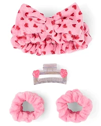 Girls Heart 4-Piece Accessory Set