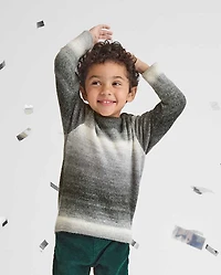 Baby And Toddler Boys Ombre Space Dye Sweater
