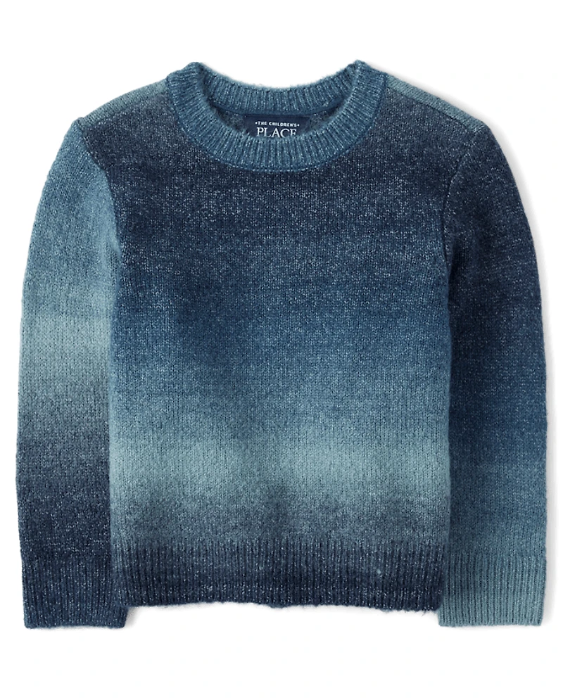 Baby And Toddler Boys Ombre Space Dye Sweater