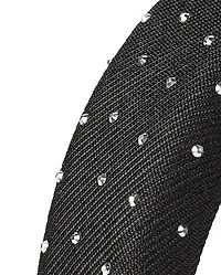 Girls Puffy Satin Rhinestone Headband