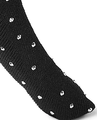 Girls Puffy Satin Rhinestone Headband