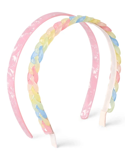 Girls Braided Headband 2-Pack