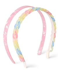 Girls Braided Headband 2-Pack
