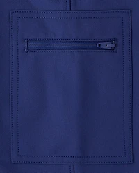 Boys Zip Cargo Cozy Tech Pull On Jogger Pants