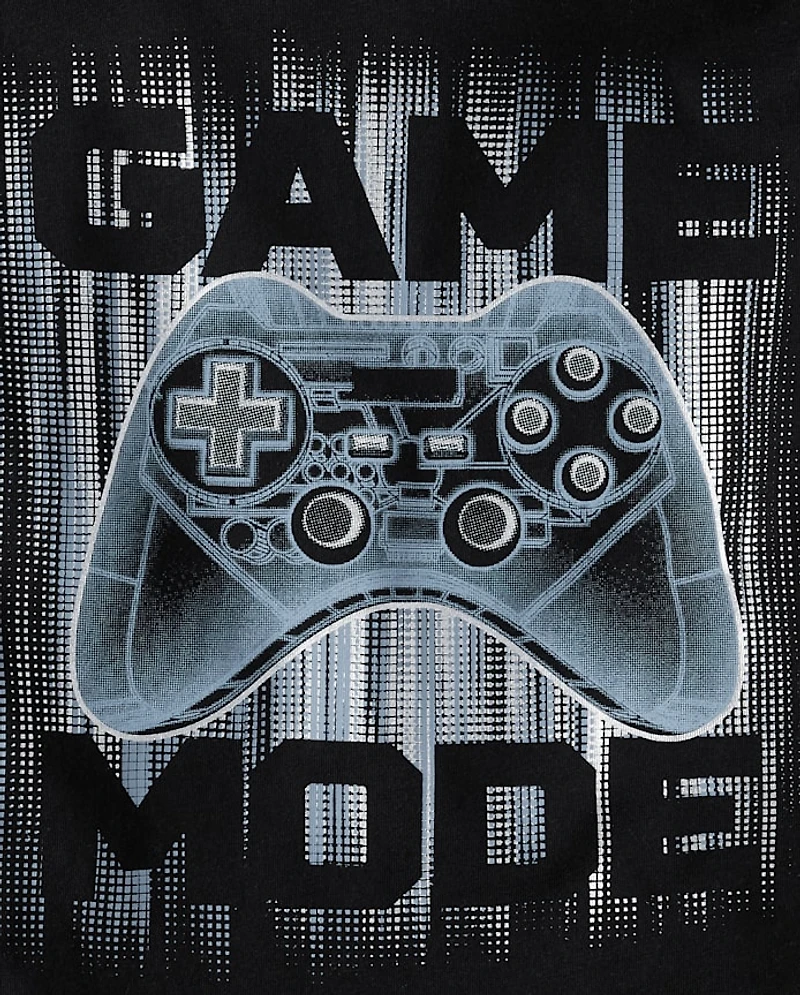 Boys Graphic Hooded Top