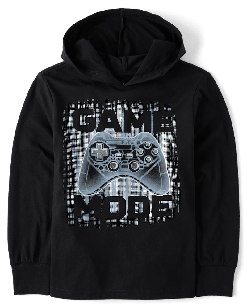 Boys Graphic Hooded Top