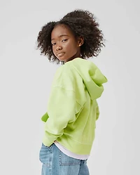 Kids Garment Dyed Premium Fleece Hoodie