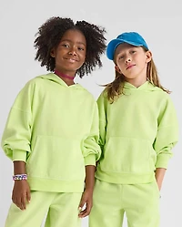 Kids Garment Dyed Premium Fleece Hoodie