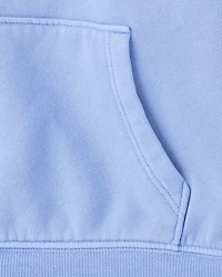 Kids Garment Dyed Premium Fleece Hoodie