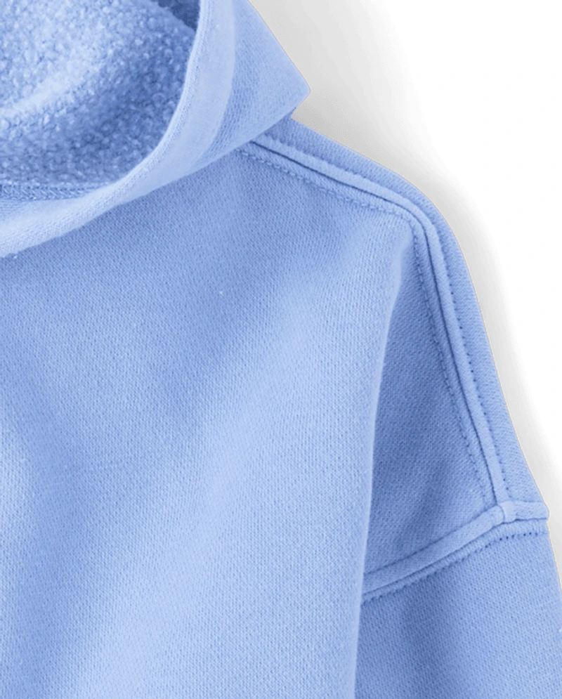 Kids Garment Dyed Premium Fleece Hoodie