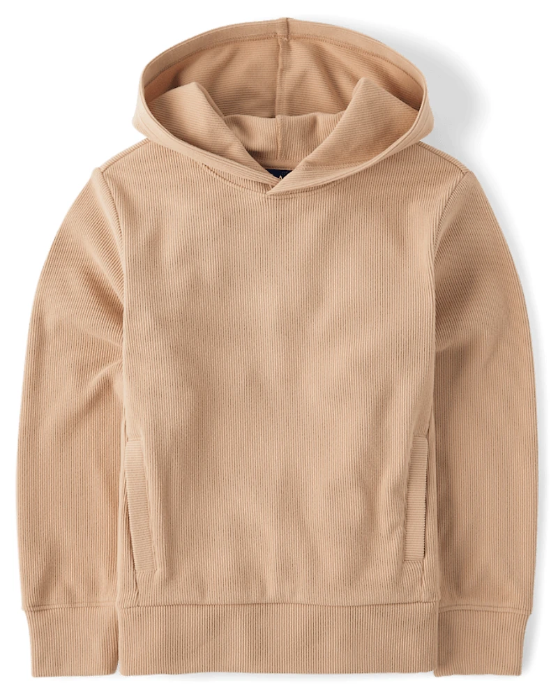 Kids Sueded Rib Hoodie