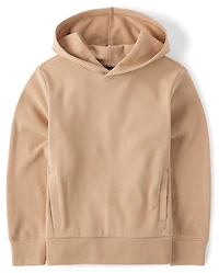 Kids Sueded Rib Hoodie