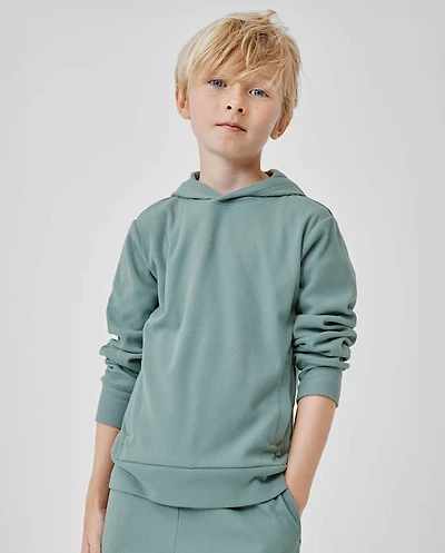Kids Sueded Rib Hoodie